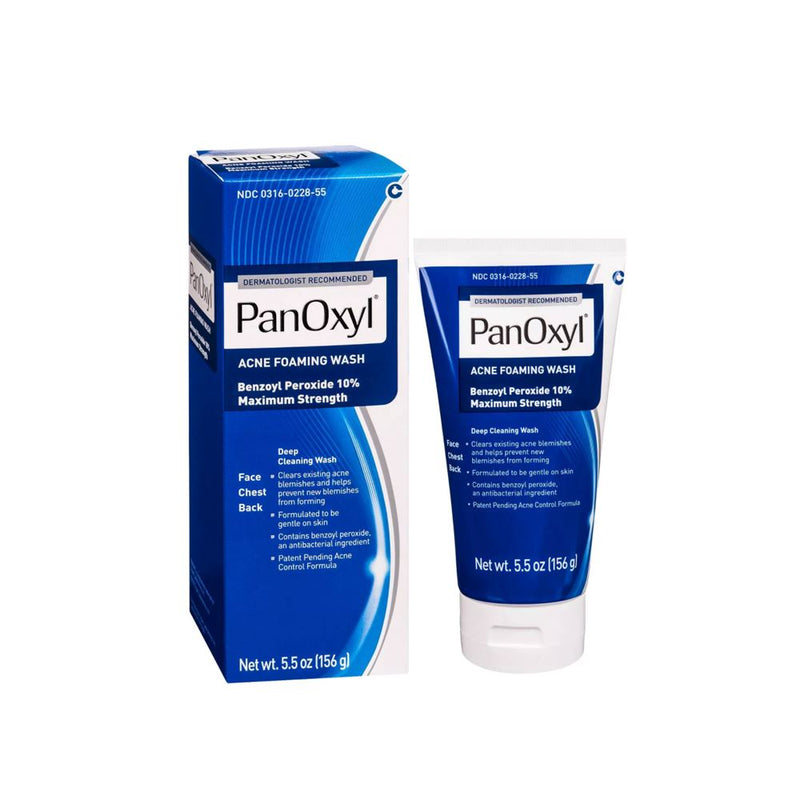 PanOxyl Anti-Microbial Acne Foaming Wash with 10% Benzoyl Peroxide