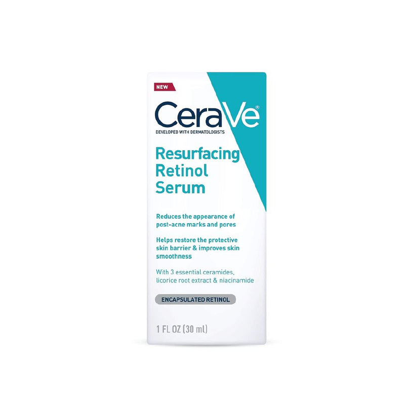 CeraVe Resufacing  Retinol Serum for Post-Acne Marks and Skin Texture - Homebird Skin Care en Mexico