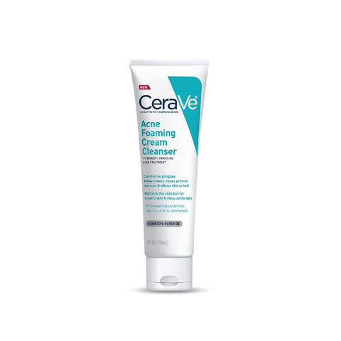 CeraVe Acne Foaming Cream Cleanser - Homebird Skin Care en Mexico