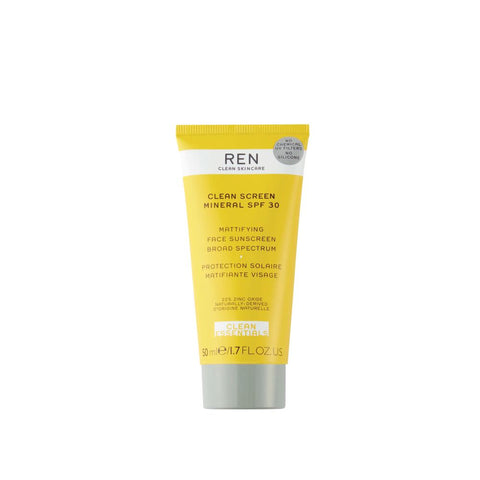 REN Clean Skincare Clean Screen Mattifying Face Sunscreen SPF 30
