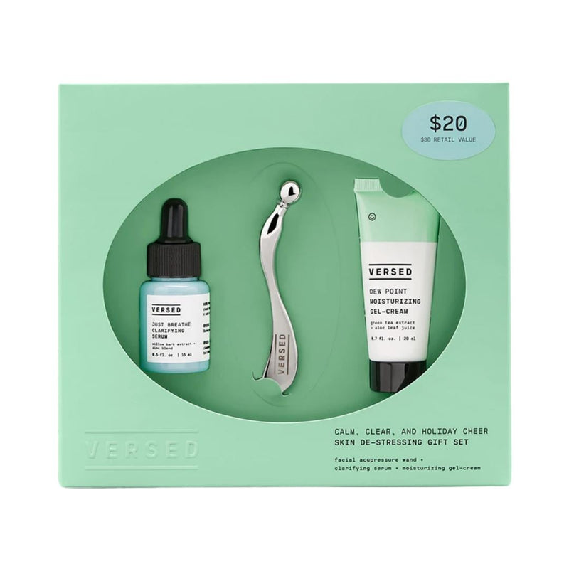 Versed Calm Clear & Holiday Cheer Skin Destressing Gift Set
