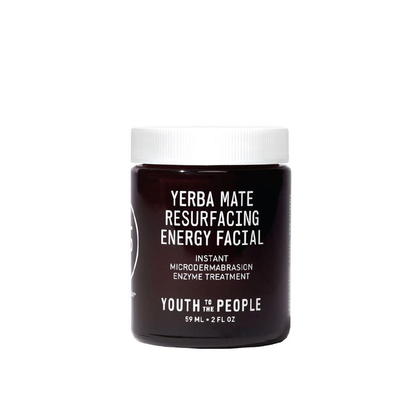 Youth To The People Yerba Mate Resurfacing + Exfoliating Energy Facial with Enzymes + Niacinamide